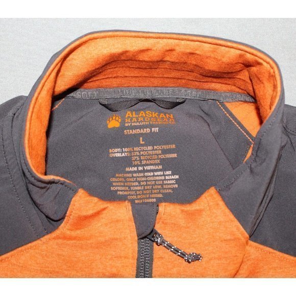 Duluth Trading Company Alaskan Hard Gear Mount Blackburn 1/4 Zip Mock Size XL - Picture 5 of 5